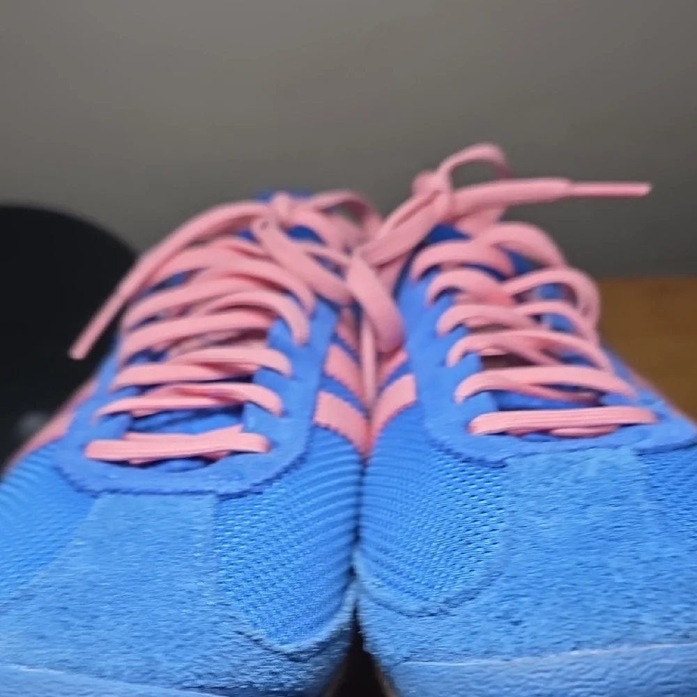 adidas Women’s Blue and Pink Sneakers